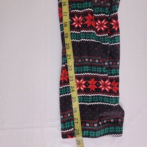 Secret Treasures Black Poinsettia Print Loungewear Joggers - Size Large NWT - Picture 10 of 14